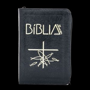 BÍblia de Aparecida bolso zíper preta